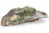 Rhombohedral Calcite and Barite on Conichalcite - Ojuela Mine #219861-1